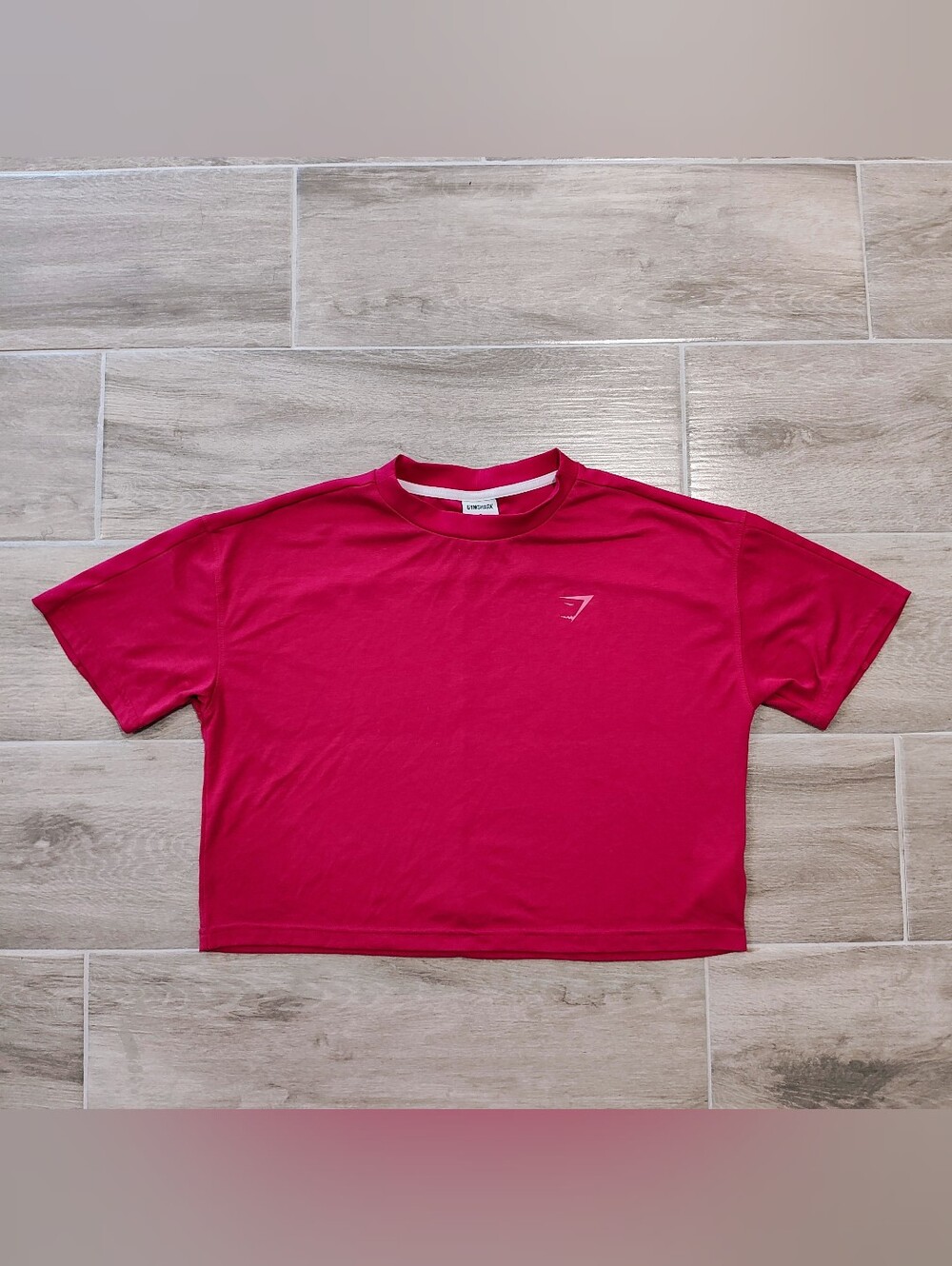 Gymshark Kids Pink Crewneck Tee